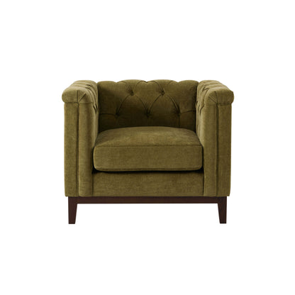 Chesterfield Armchair - Cedar Earth