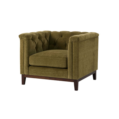 Chesterfield Armchair - Cedar Earth