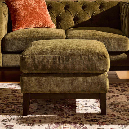 Chesterfield Pouffe - Cedar Earth