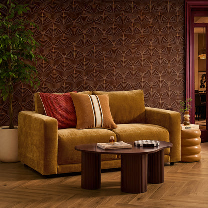 Chicago 2 Seater Sofa - Golden Haze