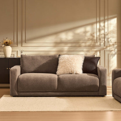 Chicago 3 Seater Sofa - Chenille Mushroom
