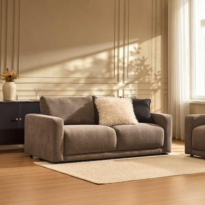 Chicago 3 Seater Sofa - Chenille Mushroom