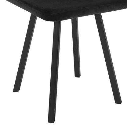 Ava Dining Chair Set - Black