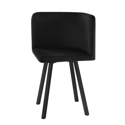 Ava Dining Chair Set - Black