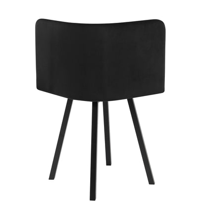 Ava Dining Chair Set - Black