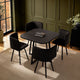 Ava Dining Chair Set - Black