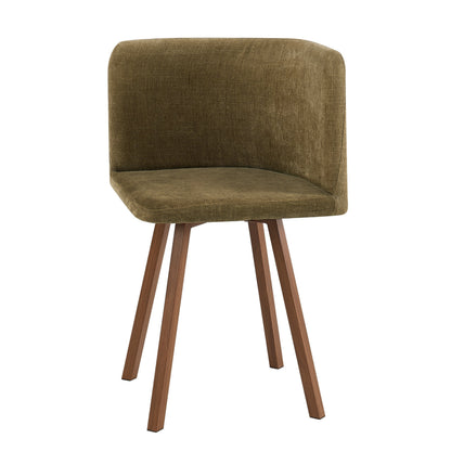 Ava Dining Chair Set - Chenille Olive