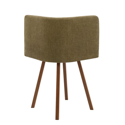 Ava Dining Chair Set - Chenille Olive