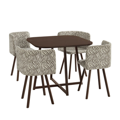 Ava Dining Chair Set - Animal Stripe