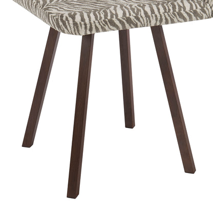 Ava Dining Chair Set - Animal Stripe