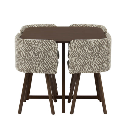 Ava Dining Chair Set - Animal Stripe