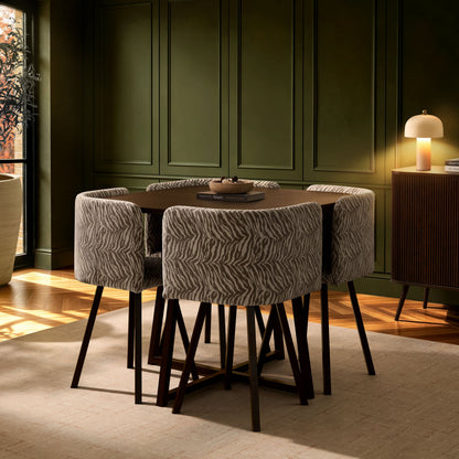 Ava Dining Chair Set - Animal Stripe