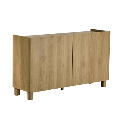 Avalon 4 Door Sideboard - Light Oak Effect
