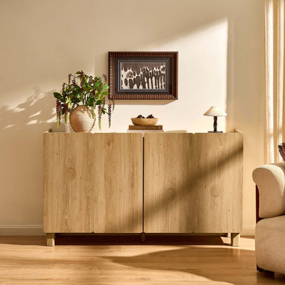Avalon 4 Door Sideboard - Light Oak Effect