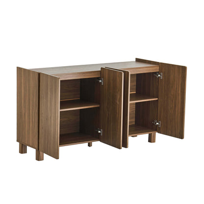 Avalon 4 Door Sideboard - Medium Wood