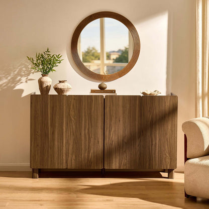 Avalon 4 Door Sideboard - Medium Wood