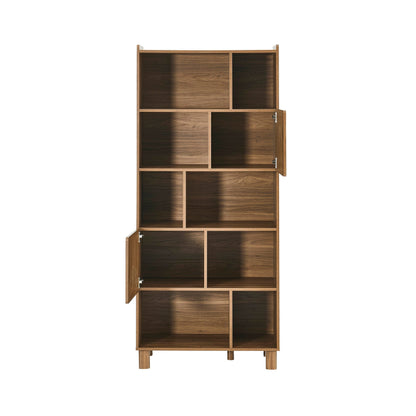 Avalon Shelving Unit - Medium Wood