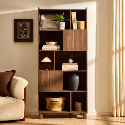Avalon Shelving Unit - Medium Wood
