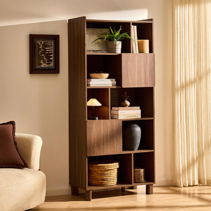 Avalon Shelving Unit - Medium Wood