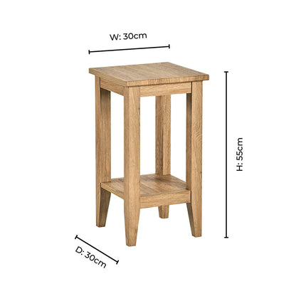 Nell Side Table - Light Wood