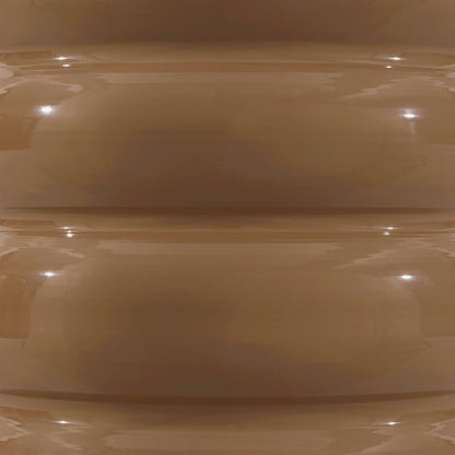 Florrie High Gloss Side Table - Caramel