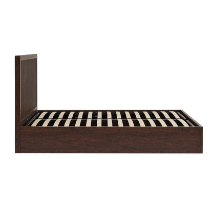 Hattie Ottoman Storage Bed - Wood Walnut