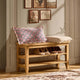 Nell Shoe Storage Bench - Light Wood