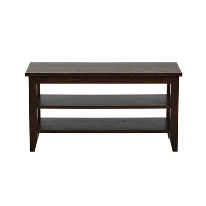 Nell Shoe Storage Bench - Walnut