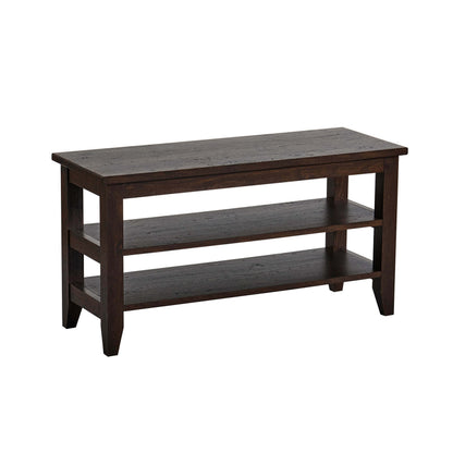 Nell Shoe Storage Bench - Walnut