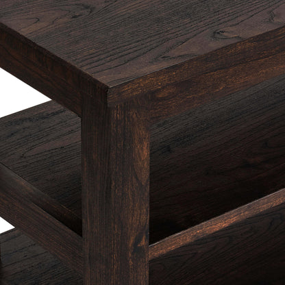 Nell Shoe Storage Bench - Walnut