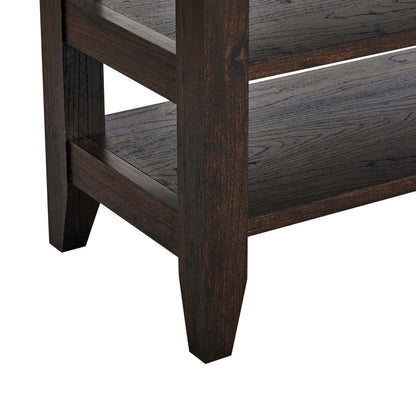 Nell Shoe Storage Bench - Walnut