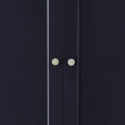 Ruby 3 Door Wardrobe with Drawers - Midnight