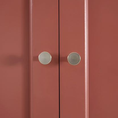 Ruby 3 Door Wardrobe with Drawers - Terracotta