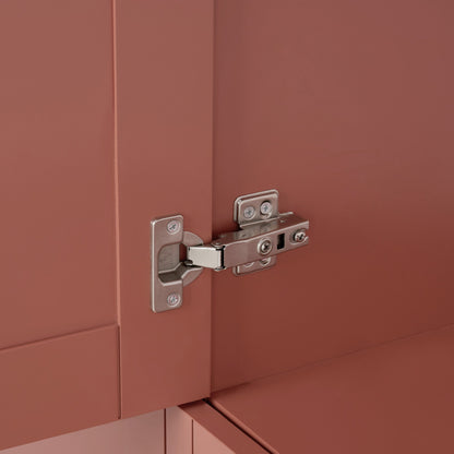 Ruby 3 Door Wardrobe with Drawers - Terracotta