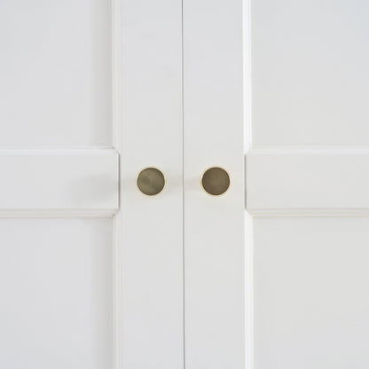 Ruby 3 Door Wardrobe with Drawers - Warm White