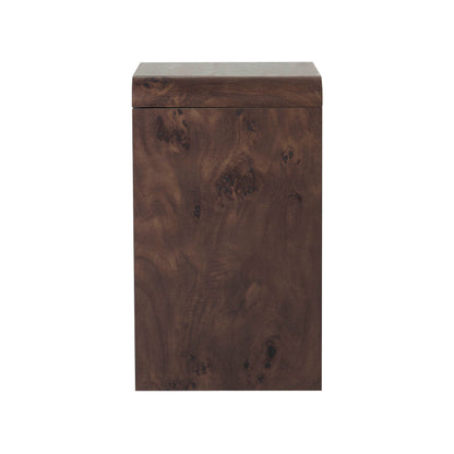 Samira Side Table - Dark Burl