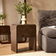 Samira Side Table - Dark Burl