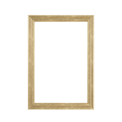 Dionne Traditional Rectangle 70x100cm Mirror - Antique Brass