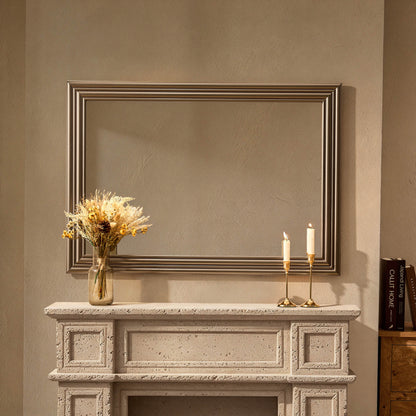 Dionne Traditional Rectangle  70x100cm Mirror - Nickel