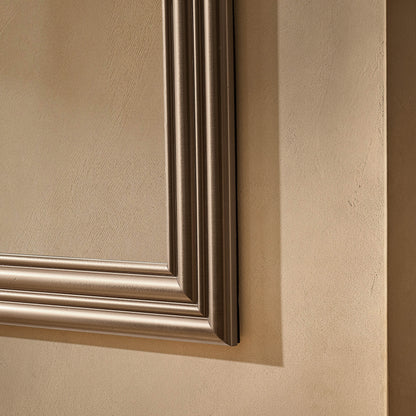 Dionne Traditional Rectangle  70x100cm Mirror - Nickel