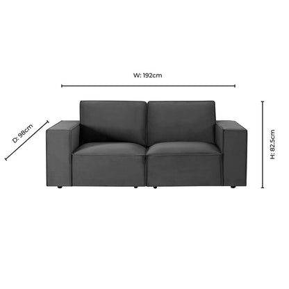 Brooklyn 2 Seater Sofa - Muted Moss