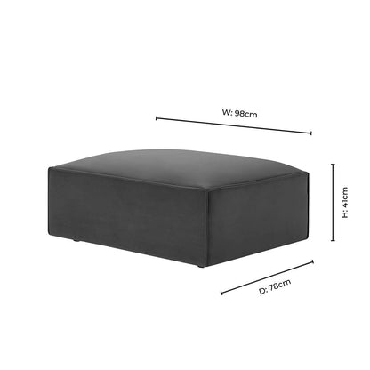 Brooklyn Pouffe - Muted Moss