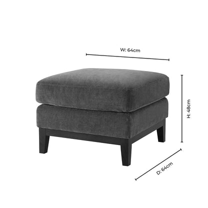 Chesterfield Pouffe - Cedar Earth
