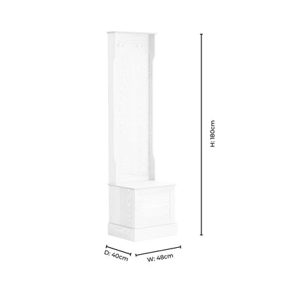 Ruby Space Saving Entry Way Cabinet - Taupe