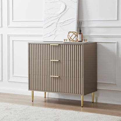 Evie 3 Drawer Chest - Taupe