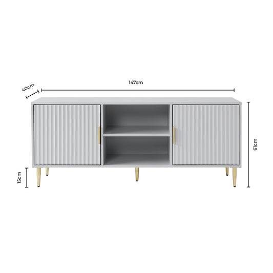 Evie TV Stand - Taupe