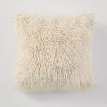 Faux Fur Sheepskin Cushion Cover - Off White