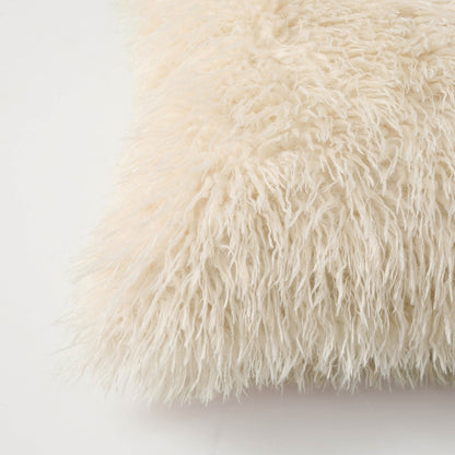 Faux Fur Sheepskin Cushion Cover - Off White
