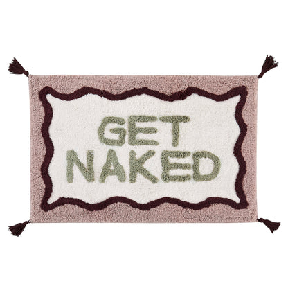 Get Naked Cotton Bath Mat - Pink