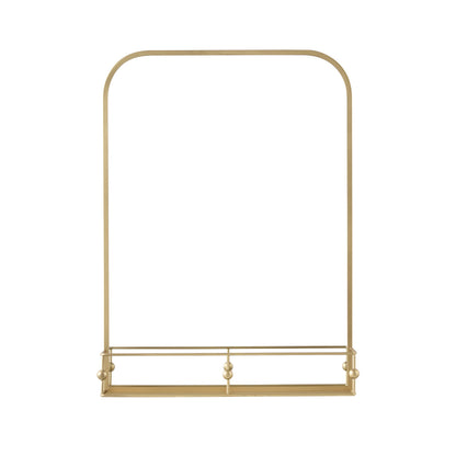 Ginnie 50 x 66cm Shelf Mirror - Gold